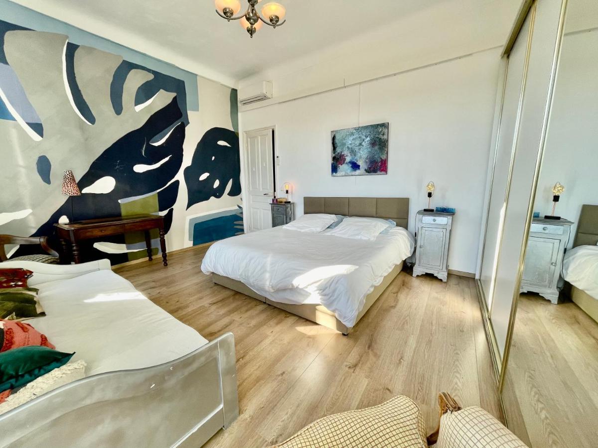 Spacious 3 Bedroom Flat Nice Center - Magnificent View-Parking Zewnętrze zdjęcie