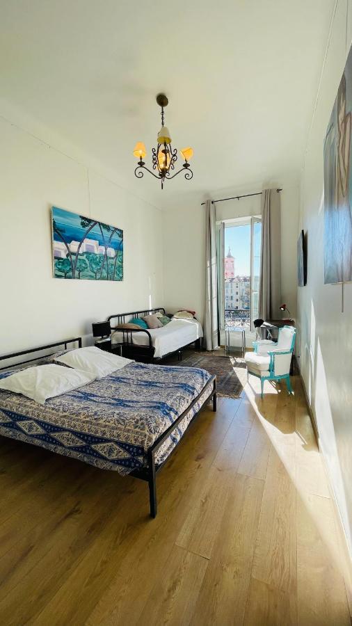 Spacious 3 Bedroom Flat Nice Center - Magnificent View-Parking Zewnętrze zdjęcie