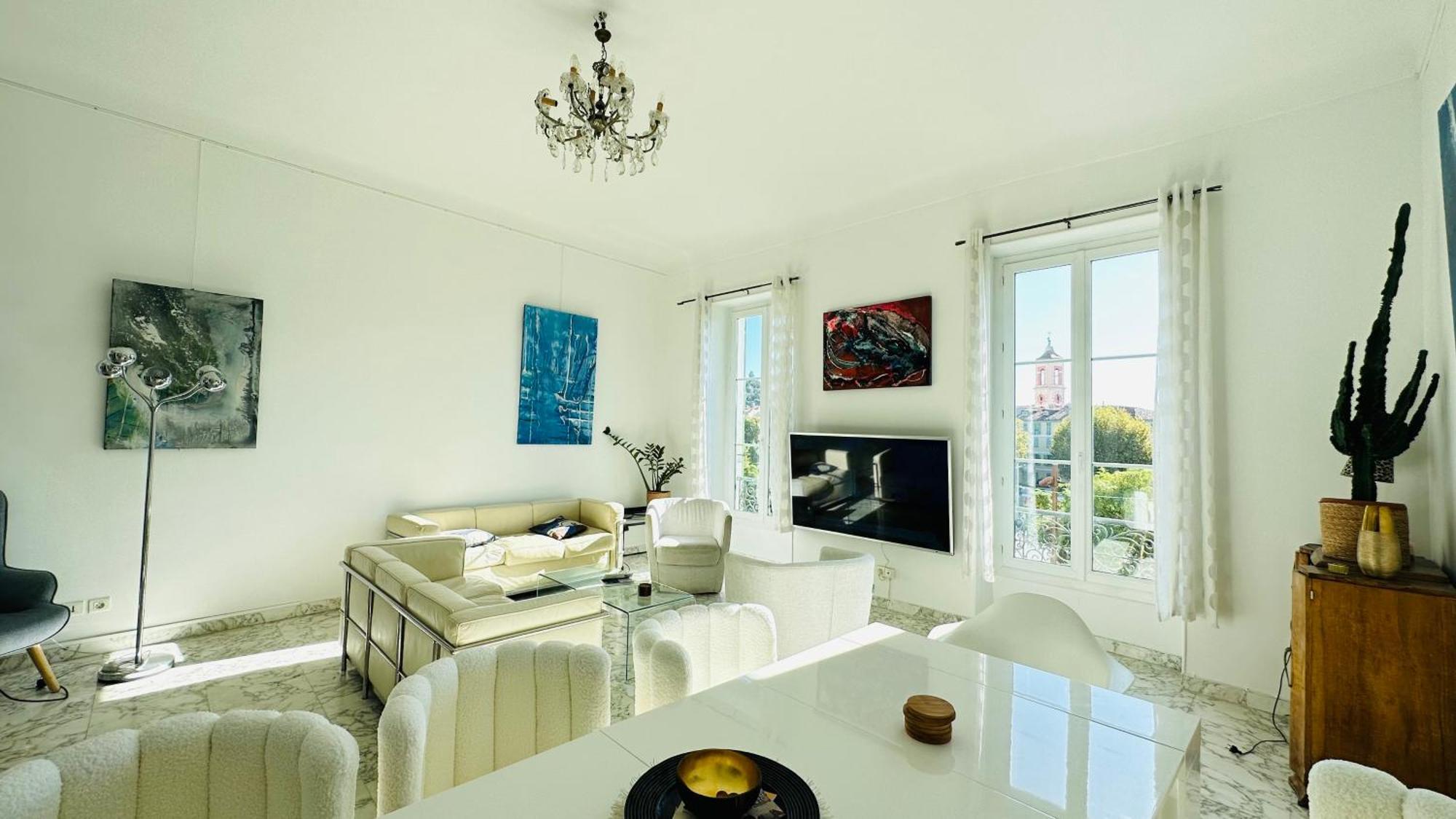 Spacious 3 Bedroom Flat Nice Center - Magnificent View-Parking Zewnętrze zdjęcie